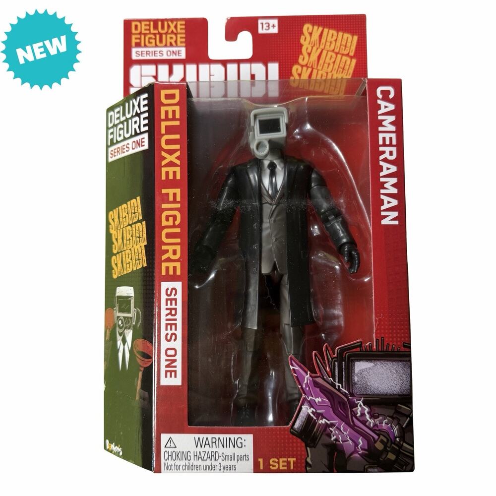 Skibidi Toilet Cameraman 6” Deluxe Action Figure Brand New Series One Toy